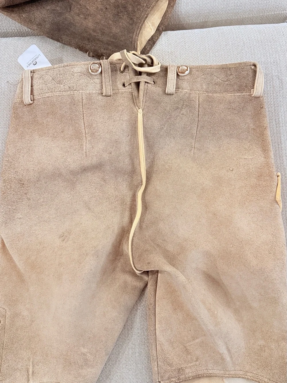 Authentic luxury German Lederhosen by Lodenfrey München am Dom / Meindl.